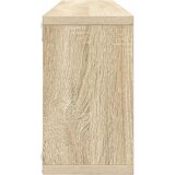  Kockaste zidne police 2 kom boja hrasta 80x15x26,5 cm drvene | shoptok.hr