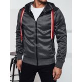 DStreet Bluza męska z kapturem ciemnoszara | shoptok.hr