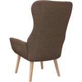  Stolica za opuštanje smeđa od tkanine | shoptok.hr