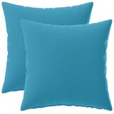  Jastuk s jastukom HEERLEN 2 kom. Svjetloplava Poliester - Svjetloplava 45 x 45 cm 2 | shoptok.hr