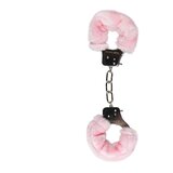 Easytoys Fetish Collection Furry Handcuffs - Pink Cene
