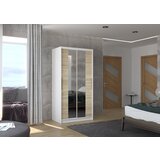 ADRK Furniture Garderobna omara z drsnimi vrati Dragonis - 100 cm | Shoptok.si