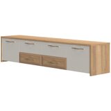 Jela Jagodina jela tv sto TV220-2K4F/GL - kolekcija gala - pacifik orah/bež lak - 219x48x46 cm | ePonuda.com