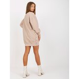 RUE PARIS Tunic-RV-TU-8062.19P-Beige | Shoptok.si