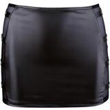 Cottelli sjajna mini suknja s kopčom (crna) - M | shoptok.hr