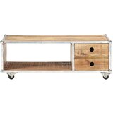  Stolić za kavu 89 x 59 x 33 cm od masivnog grubog drva manga | shoptok.hr
