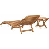  Ležaljka 2 pcs Smeđa 198 x 55 x 58,5 cm Čvrsto teak drvo | Eponuda.ba