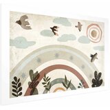  Plakat - Rainbow and Birds 60x40 Bez okvira s margom | shoptok.hr