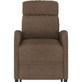  Fotelja na podizanje od tkanine smeđa | shoptok.hr