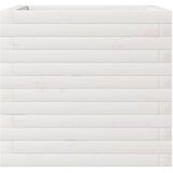  Vrtna sadilica bijela 50x50x45,5 cm od masivne borovine | shoptok.hr