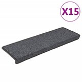 Maison Chic Preproga, Ruge za stopnice 15 kosov 65x21x4 cm sive in črne, (22120777) | Shoptok.si