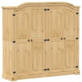Furnova Garderobna omara Corona 194x52x186 cm trdna borovina, (21930177) | Shoptok.si