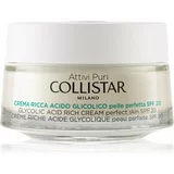 Collistar Pure Actives Glycolic Acid Rich Cream pomlajevalna krema za obraz 50 ml za ženske