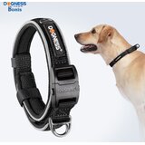  Dogness Ogrlica sa povocem za pse, M, Crna Cene