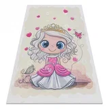 BAMBINO 43020 pralna preproga Princesa, zvezde za otroke protizdrsna - krem / ružičasta 140x200 cm, (5000175052)