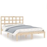  posteljni okvir iz trdnega lesa 135x190 cm, (20907358) | Shoptok.si