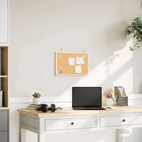 vidaXL Ploča od pluta s okvirom od punog drva borovine 40x30 cm | shoptok.hr
