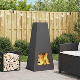  Kamin Crna Veličina 50 x 35 x 100 cm Čelik | shoptok.hr