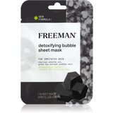 Freeman Essentials Charcoal & Green Tea Razstrupljevalna maska iz platna za mastno kožo 28 ml Cene