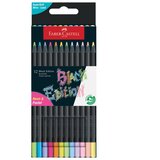  BOJE DRVENE 12BOJA TROKUTASTE BLACK EDITION NEON PLUS PASTEL FABER-CASTELL 116410 BLISTER | shoptok.hr
