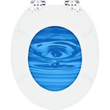  Toaletna sjedala s mekim zatvaranjem Plave kapi 44 x 38 cm | shoptok.hr