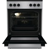 Gorenje električni šporet GEC6A41SC inox fan venting staklokeramicka a