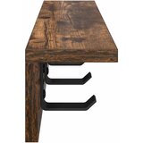  Vješalica za kapute na zidu Dimljeni hrast 60 x 10,5 x 10,5 cm | shoptok.hr