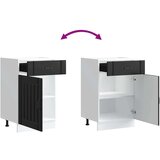  Donji kuhinjski ormarić Lucca crni konstruirano drvo | shoptok.hr