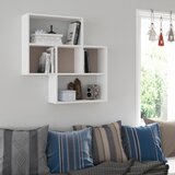 Livetastic Stenski Regal Maybe, Bela, Mocha Rjava | Shoptok.si