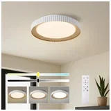 LED prigušiva stropno svetlo NEXO LED/48W/230V 3000-6000K bela, prečnik 43 cm + daljinski upravljač