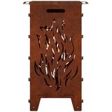 Kamin Rđa 47 x 38 x 75 cm Otporni čelik | shoptok.hr