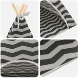  Kućica za ljubimce s jastukom Bijela i siva 40 x 40 x 50 cm | shoptok.hr