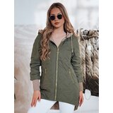 DStreet Kurtka damska przejściowa z kapturem LUMERA zielona | Shoptok.si