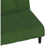 vidaXL Kavč dvosed z ležiščem temno zelen žamet | Shoptok.si