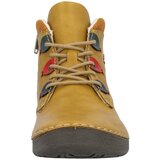 Rieker Gležnarji z vezalkami gorčica / rdeča / črna | Shoptok.si