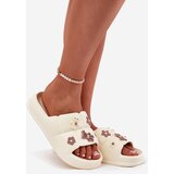 Boto Foam Slides With Clips Ecru Redienna | Shoptok.si