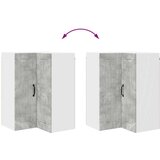 vidaXL Stenska kuhinjska omarica z vrati Betonsko siva 57 x 57 x 80 cm | Shoptok.si