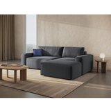Micadoni Temno siva raztegljiva kotna sedežna garnitura (desni kot) Jodie – Home | Shoptok.si
