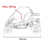 Buggy na benzin combustion LUCKY SEVEN - dvosjed - narančasti | shoptok.hr
