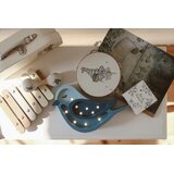 Little Lights stolna svjetiljka PTICA MINI - plava | shoptok.hr