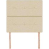  LED glava kreveta S LED lampica Krema 90 cm Poliester | shoptok.hr