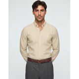 Polo Ralph Lauren CHEMISE AJUSTEE CUSTOM FIT EN POPELINE RAYEE Bež | shoptok.hr