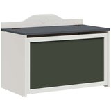 vidaXL Kutija za igračke s pohranom Siva i bijela 73 x 33 x 55 cm | shoptok.hr