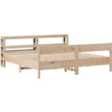 vidaXL Okvir kreveta bez madraca 200 x 200 cm od masivne borovine | shoptok.hr