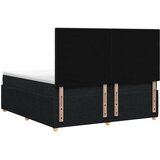  LED okvir za krevet s madracem Crna 200 x 200 cm Tkanina | shoptok.hr
