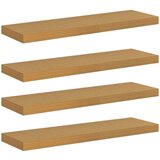  Polica na zidu 4 pcs Bež 80 x 23 5 x 4 cm Konstruirano drvo | shoptok.hr