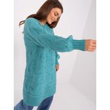 Wool Fashion Italia Sweater-AT-SW-2367.76P-Turquoise | Shoptok.si