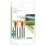 Nedis CVGP24300BK50 Kabl 3xRCA muski - 3xRCA muski 5m | Eponuda.com