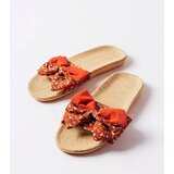  Red flip-flops with a bow Tachel | Shoptok.si