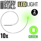 Green Stuff World micro leds - green - 2mm (0805 smd) Cene
